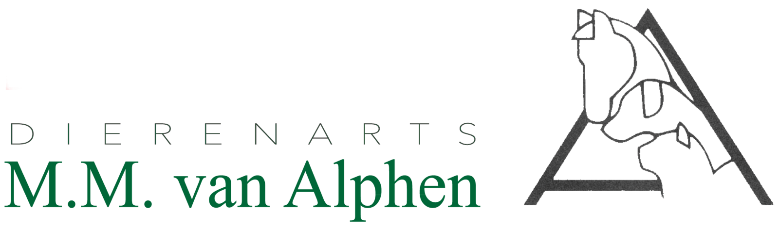 Logo van Dierenarts M. M. van Alphen