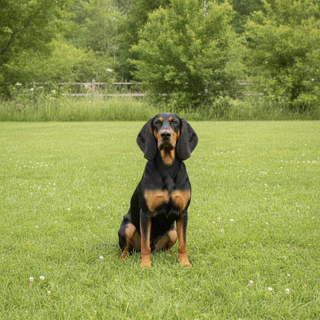 Black And Tan Coonhound afbeelding