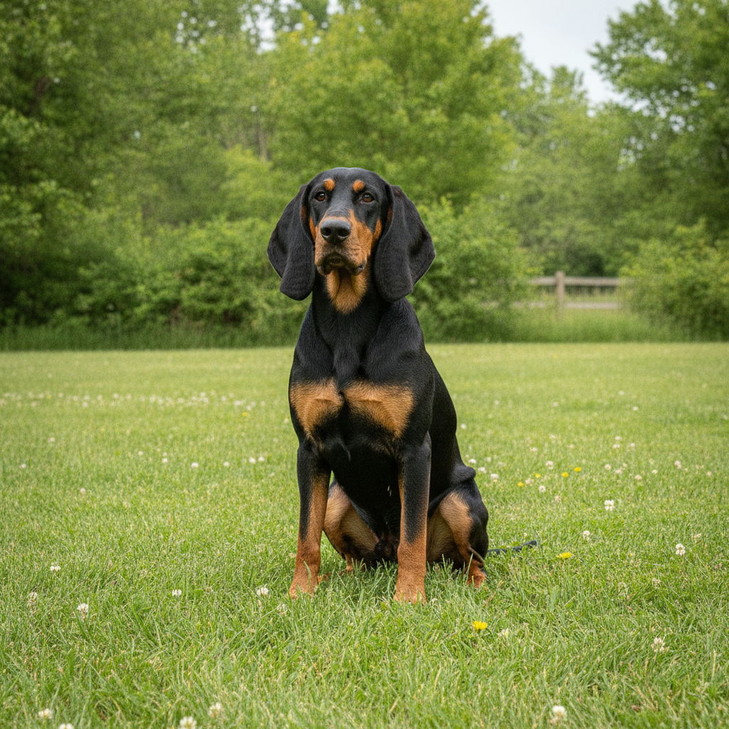 Black & Tan Coonhound (Imp) afbeelding