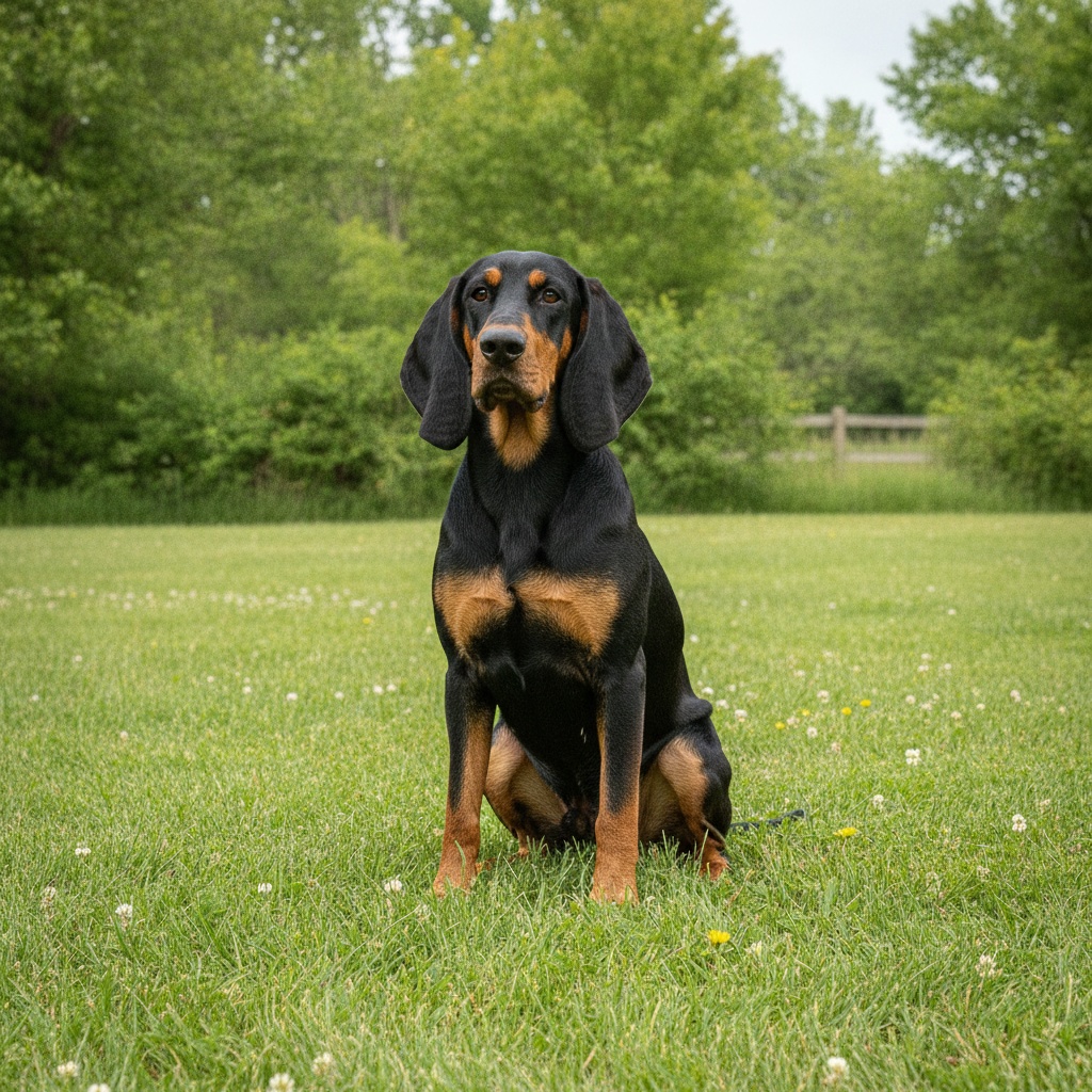 Black & Tan Coonhound (Imp) afbeelding