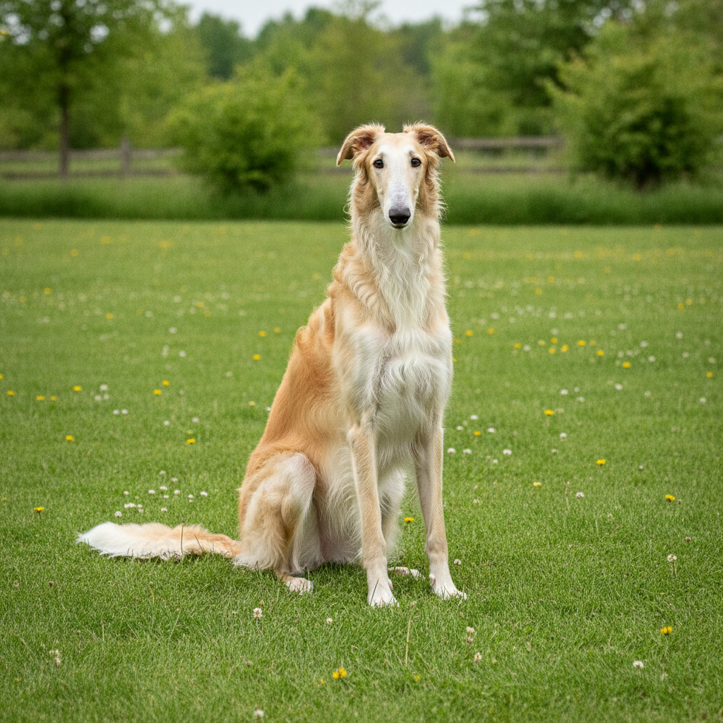 Borzoi Russian Hunting Sighthound afbeelding