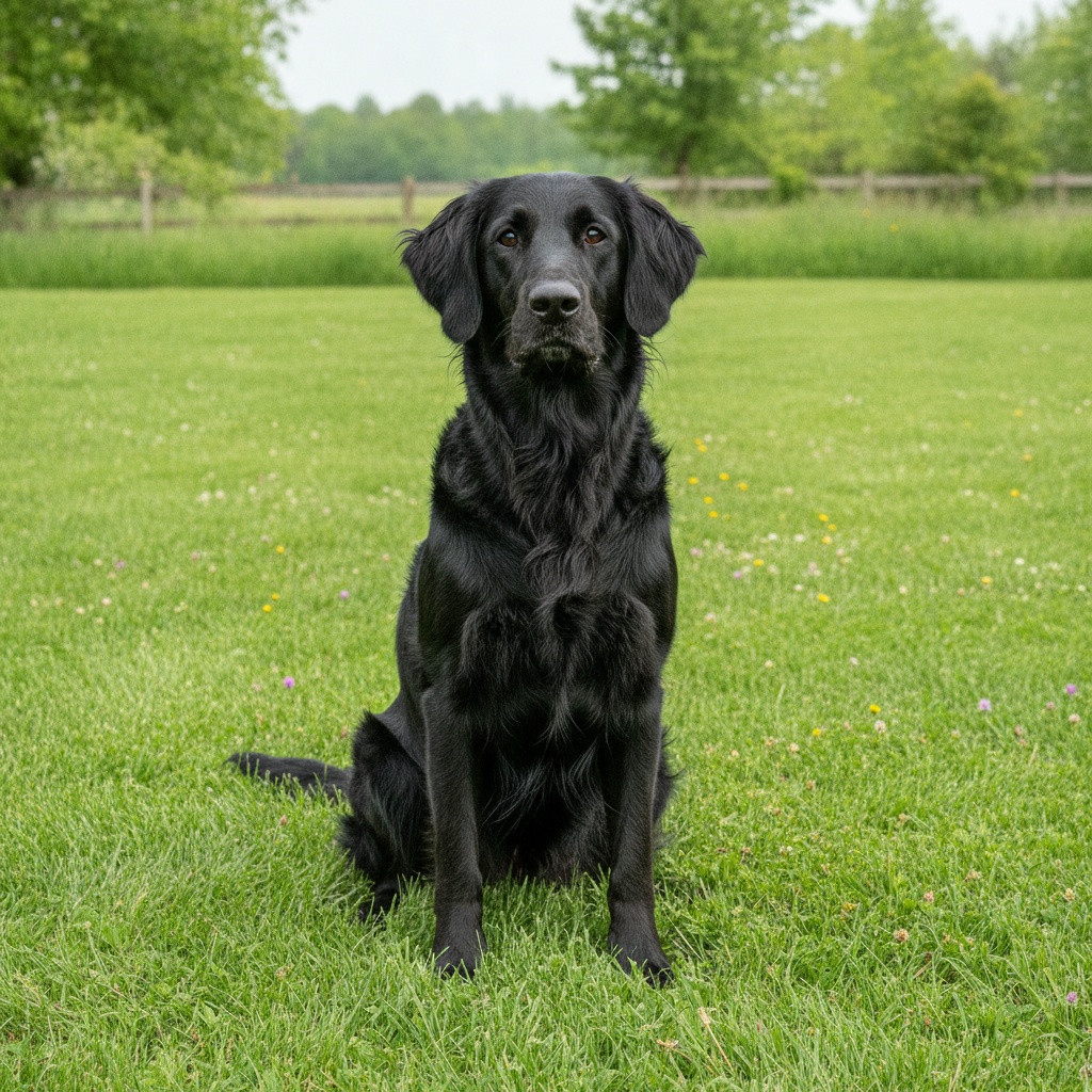 Flatcoated Retriever afbeelding