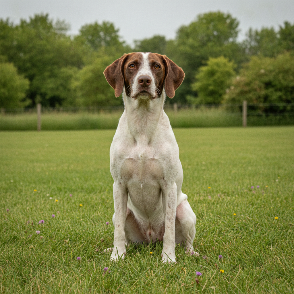Franse staande hond (type Pyreneeën)