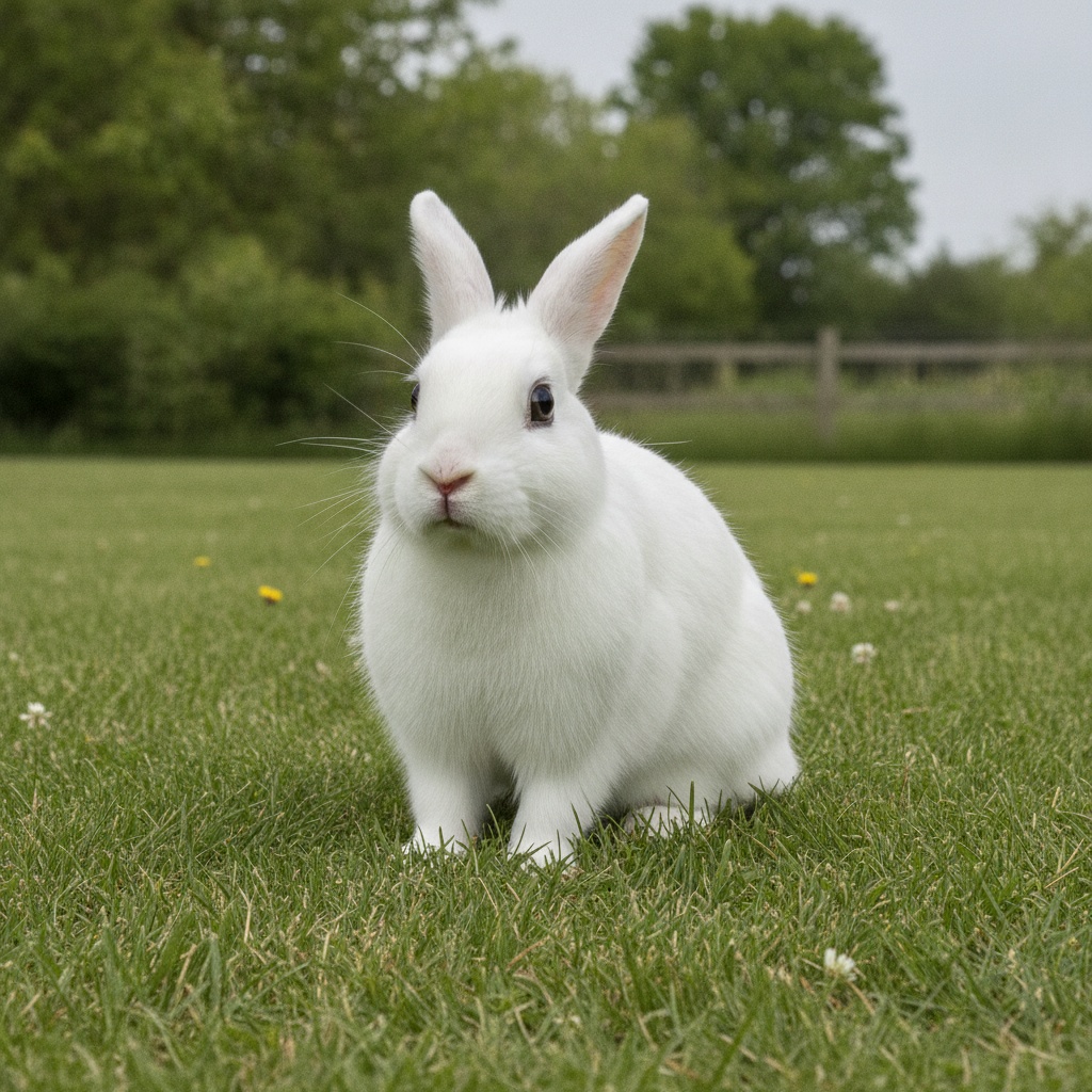 Witte van Hotot afbeelding